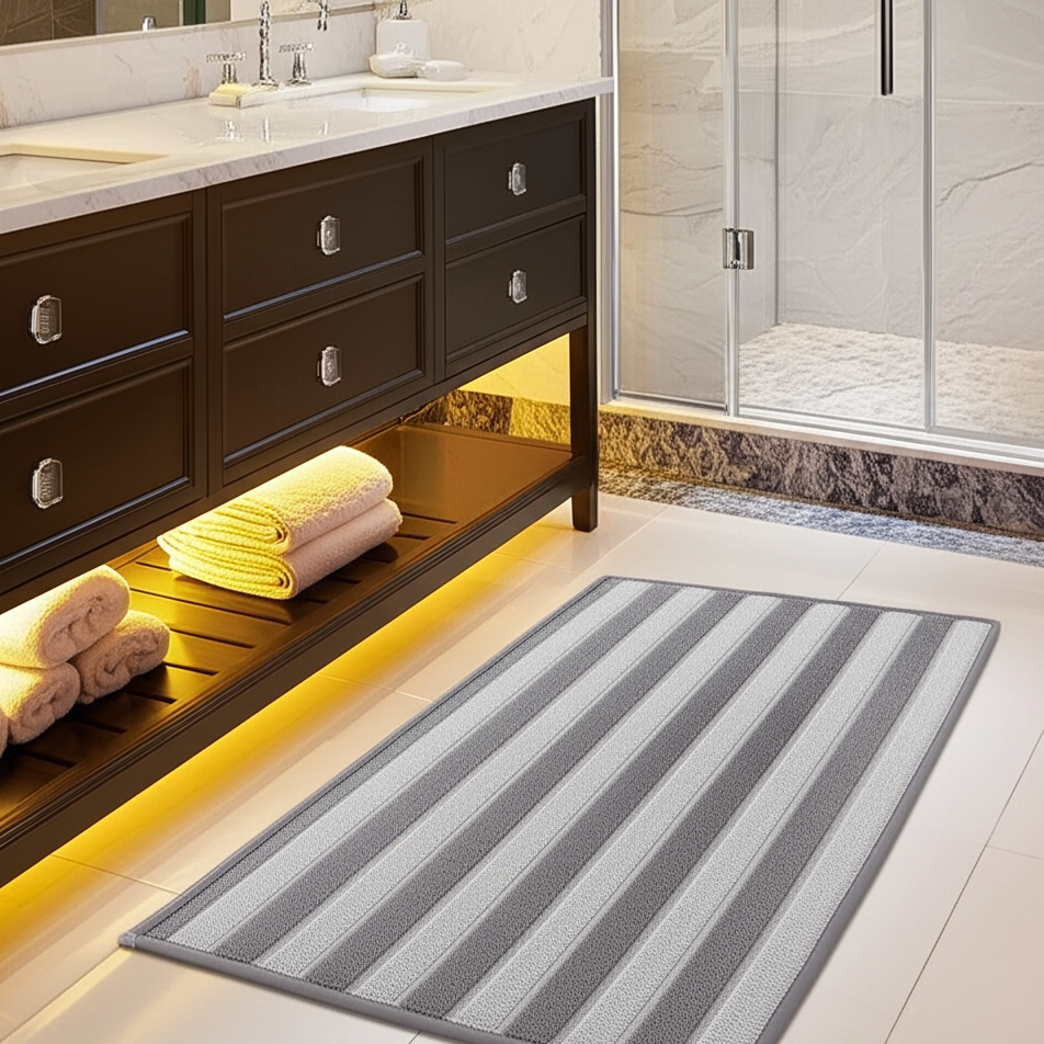 Sophisticated Bathroom Mats