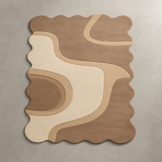 Elegant Abstract Living Room Rug