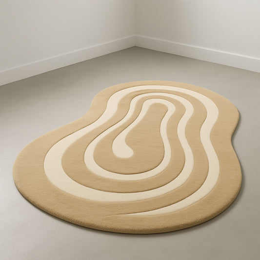 Elegant Abstract Living Room Rug